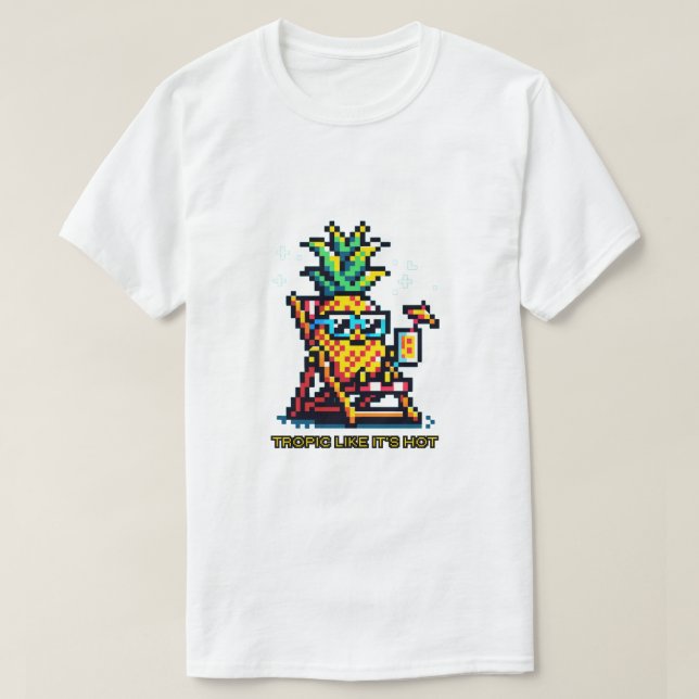 Camiseta Trópico como si estuviera caliente (Diseño del anverso)