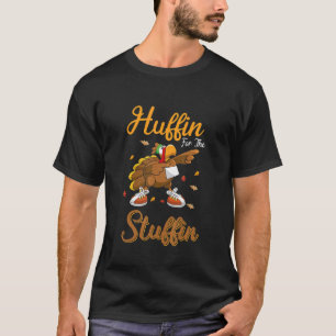 Camiseta Trot Huffin De Acción De Gracias De Turquía Para E