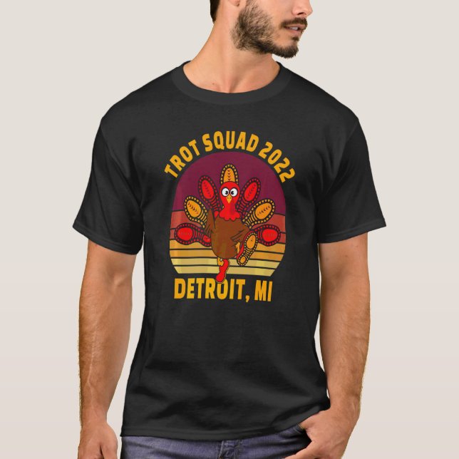 Camiseta Trot Squad 2022 Detroit Mi Thanksending Runner Cos (Anverso)