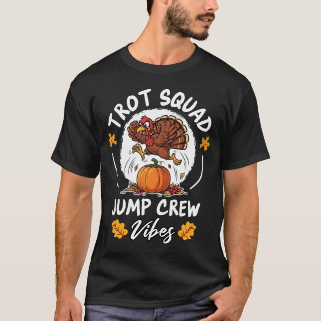 Camiseta Trot Squad Jump Crew Vibes (Anverso)