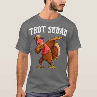 Camiseta Trot Squad Turkey Funny Thankde Acción de Gracias 