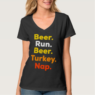 Camiseta Trota de Pavo Carrera de Cerveza Cerveza Pavo Sies