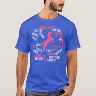 Camiseta Trote de Canter Cuadra Groom Caballos Adiestramien