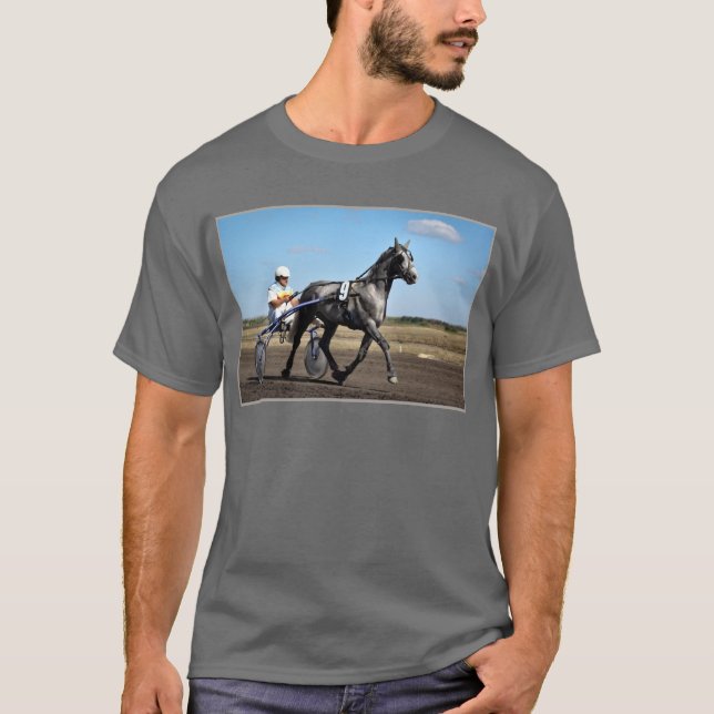 Camiseta Trotón del gris de Olev (Anverso)