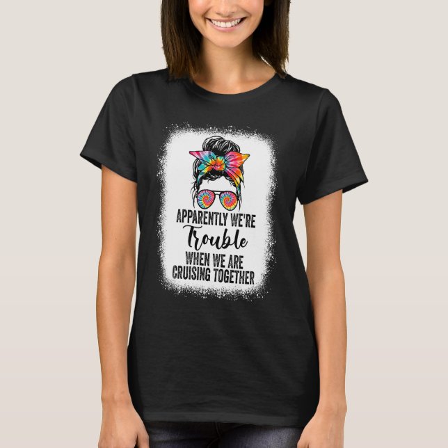 Camiseta Trouble Matching Girls Cruise ship Cute Cruising (Anverso)