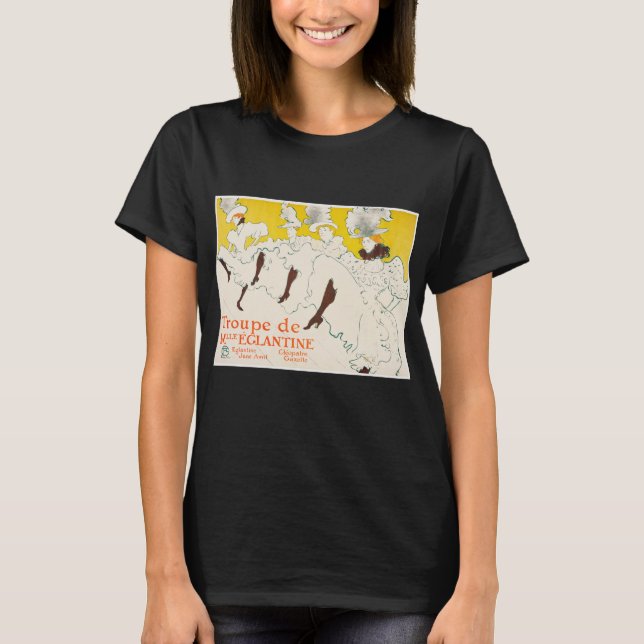 Camiseta Troupe de Mademoiselle Eglantine, Toulouse Lautrec (Anverso)