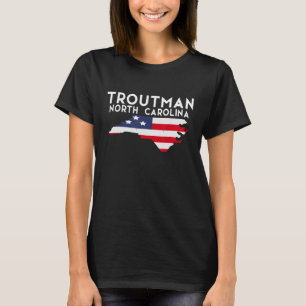 Camiseta Troutman Carolina del Norte Estados Unidos Viajes