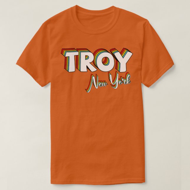 Camiseta Troy Now York (Diseño del anverso)