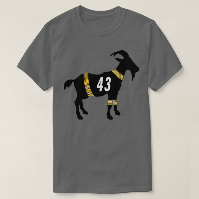 Camiseta Troy Polamalu GOAT  (Diseño del anverso)
