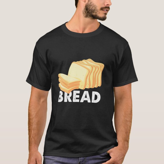 Camiseta Trozo De Carbón De Pan Gluten Pasta Chef Baker (Anverso)