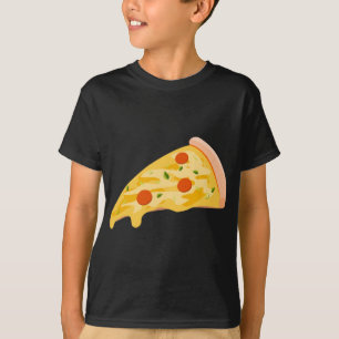 Camiseta Trozo De Piperoni Pizza Comida Desechable