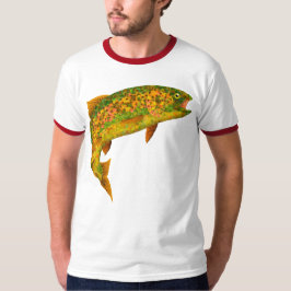 Camiseta Trucha arco iris de hoja de lápiz 2