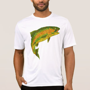 Camiseta Trucha arco iris de hoja de lápiz 4