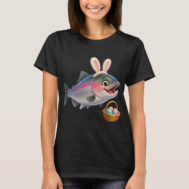 Camiseta Trucha arcoíris de Pascua 2 (Anverso)