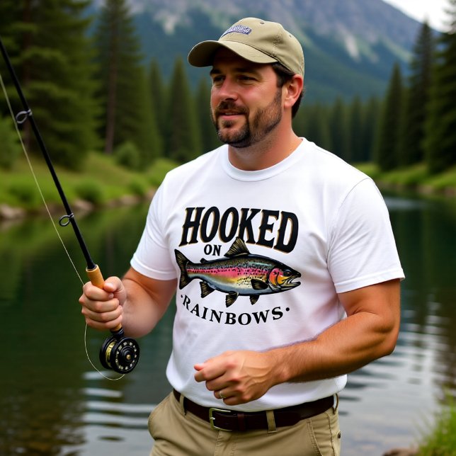 Camiseta Trucha Arcoíris Pesca Adictiva (Subido por el creador)