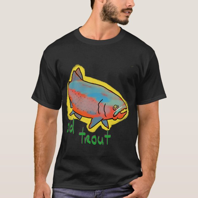 Camiseta Trucha arcoíris vieja (Anverso)