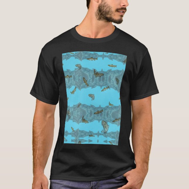 Camiseta Trucha de agua dulce. (Anverso)