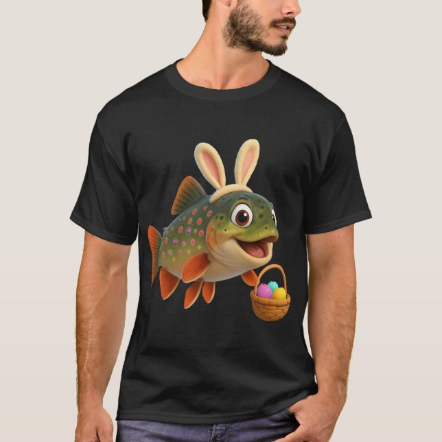 Camiseta Trucha de arroyo de Pascua (Anverso)