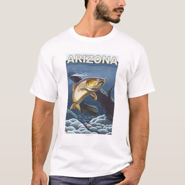 Camiseta Trucha de asesino FishingArizona (Anverso)