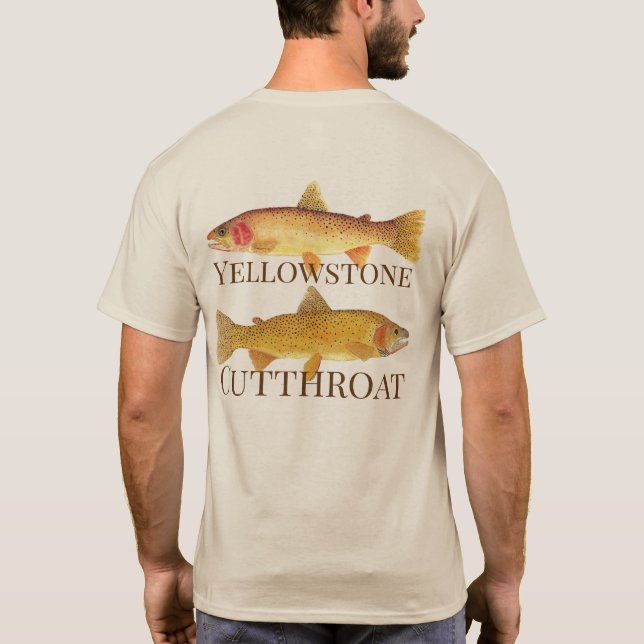 Camiseta Trucha de garganta amarilla (Reverso)