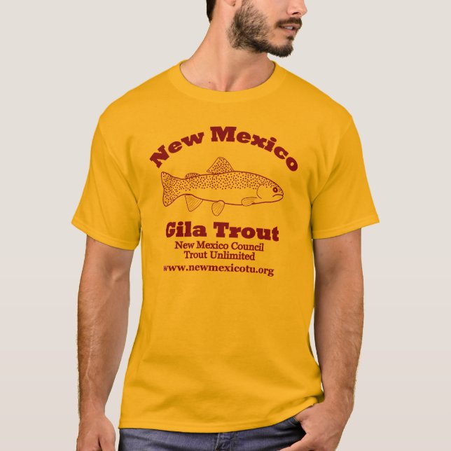 Camiseta Trucha de New México el Gila (Anverso)