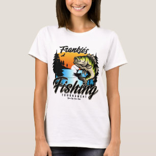 Camiseta Trucha de pescador de pesca personalizada