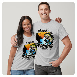Camiseta Trucha de pescador de pesca personalizada