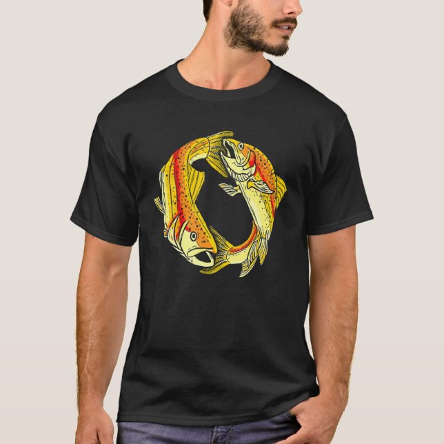 Camiseta Trucha Degollada Círculo de la Vida Yellowstone Fl (Anverso)