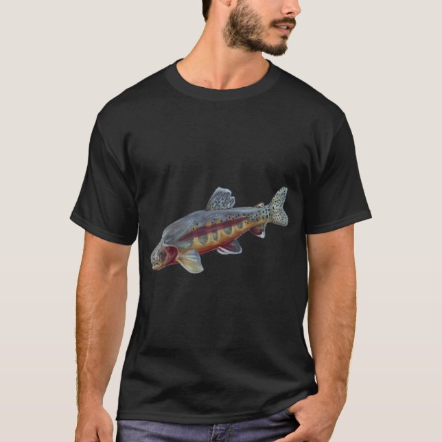 Camiseta trucha dorada (Anverso)