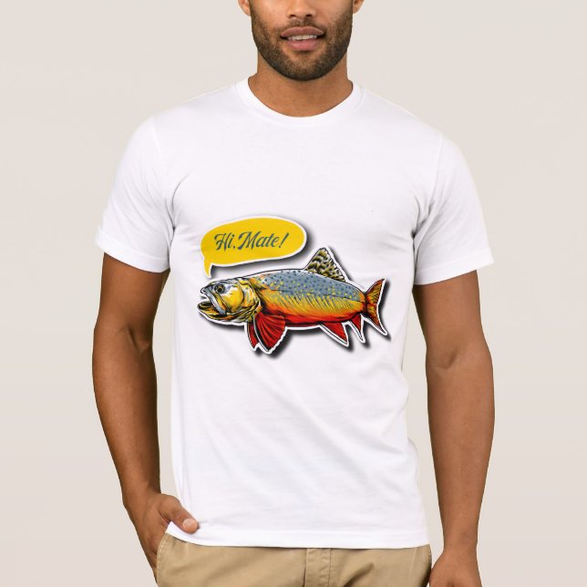 Camiseta Trucha hola amigo (Anverso)