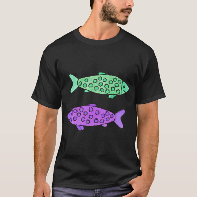 Camiseta trucha marrón MiRakel (Anverso)