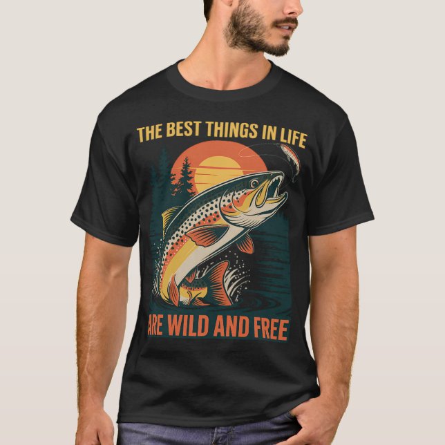 Camiseta Trucha Saltarina (Anverso)