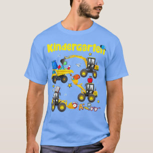 Camiseta Truck Construction Kindergarten Boys First Day Of