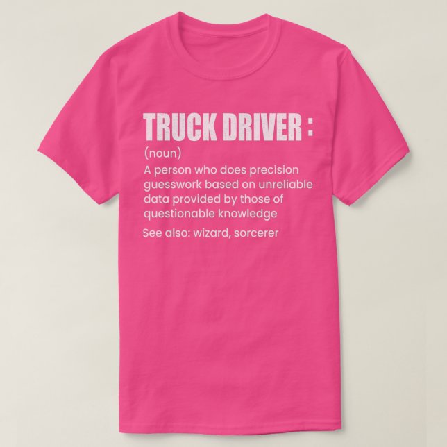 Camiseta truck driver 42 (Diseño del anverso)