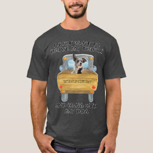 Camiseta Truck Driving Dog Australian Cattle Dog 
