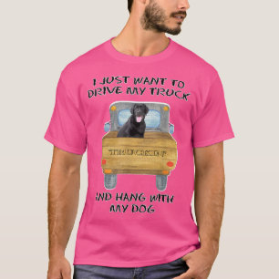 Camiseta Truck Driving Dog Black Lab