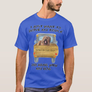 Camiseta Truck Driving Dog Briard