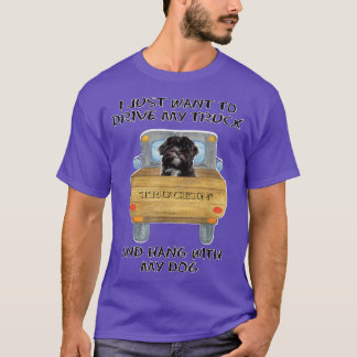 Camiseta Truck Driving Dog Lhasa Apso