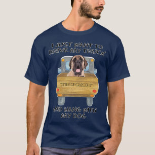Camiseta Truck Driving Dog Mastiff2806