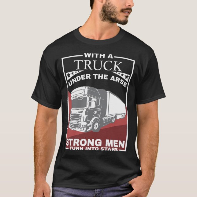 Camiseta Truck Rig Funny ejercicio increíble (Anverso)