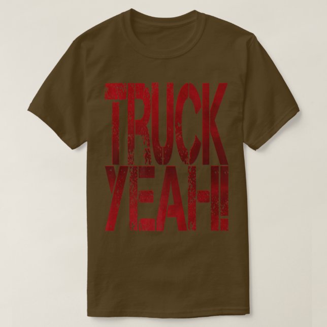 CAMISETA ¡TRUCK SÍ! TRUCKER SHIRT HOODIE HOMBRES SEMI TR (Diseño del anverso)