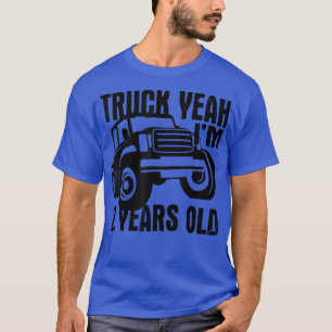 Camiseta Truck Yeah I'm Two Years Old - Funny 2nd Birthday 