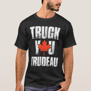 Camiseta Truck You Trudeau Retro Trucker Support Freedom Co