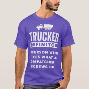 Camiseta Trucker Definition Fright Truck Truck Driving