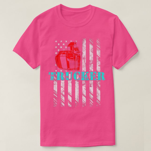 Camiseta Trucker Funny Truck Driver 2945 (Diseño del anverso)