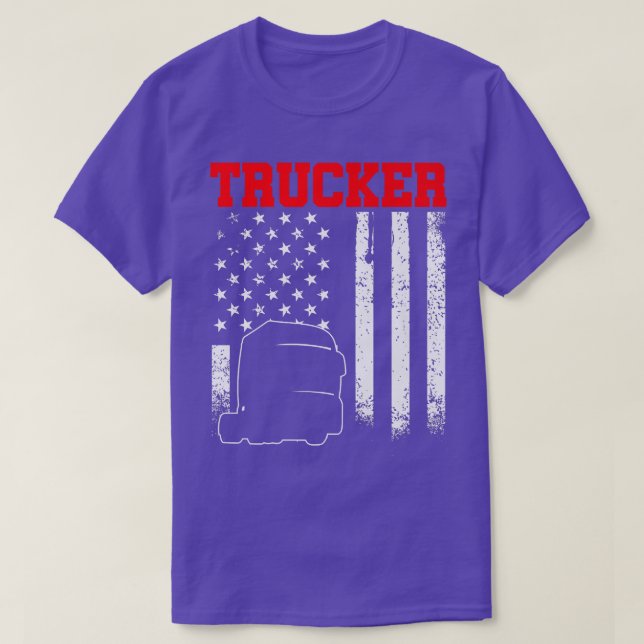 Camiseta Trucker Funny Truck Driver 2953 (Diseño del anverso)