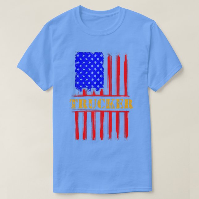 Camiseta Trucker Funny Truck Driver 2983 (Diseño del anverso)