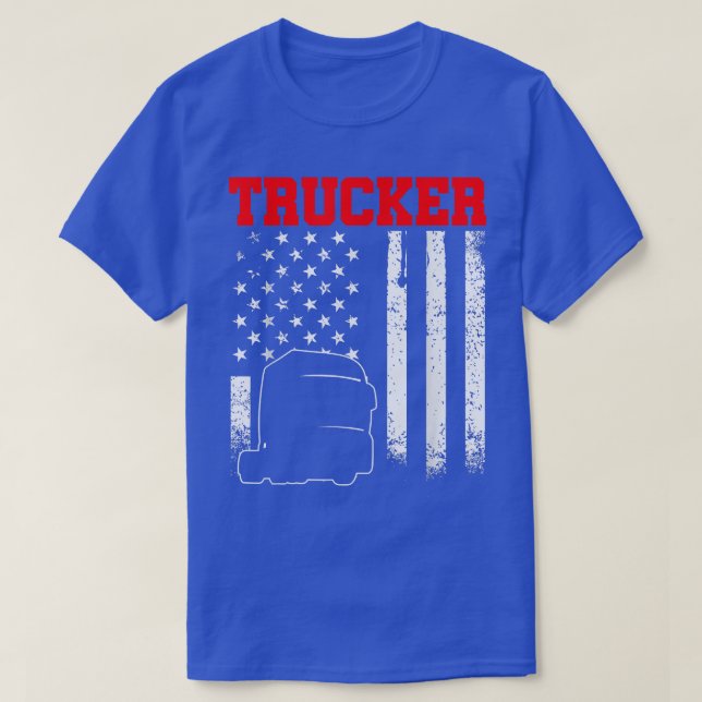 Camiseta Trucker Funny Truck Driver 2993 (Diseño del anverso)