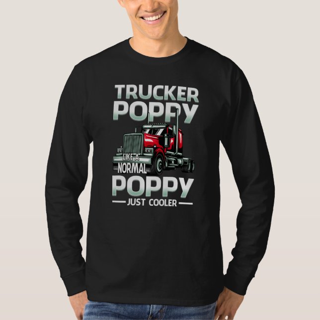 Camiseta Trucker Poppy Like A Normal Poppy Just Cooler (Anverso)