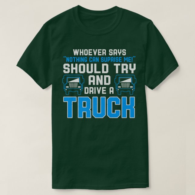 Camiseta Trucking Country Trucker Diesel Freight Truck Driv (Diseño del anverso)